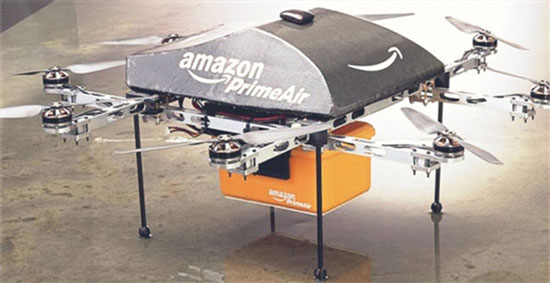 亚马逊使用无人机快递送货 效率远超地面配送