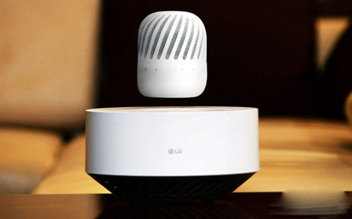 LG推悬浮蓝牙音箱PJ9 惊艳无线充电+360度声场