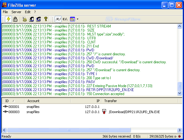 FTP服务器(FileZilla Server)