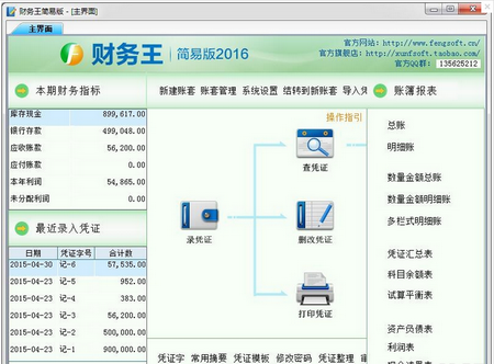 财务王简易版,财务王简易版下载,财务处理软件