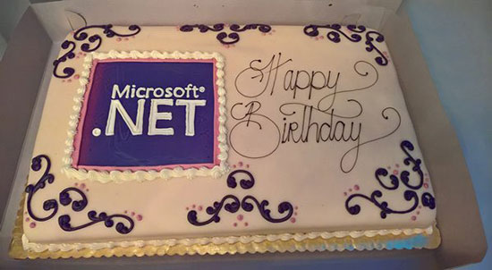 微软庆祝.NET十五周年：生日蛋糕奉上1
