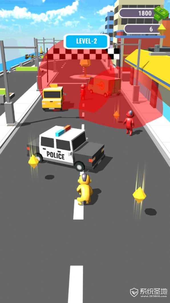 小声逃跑