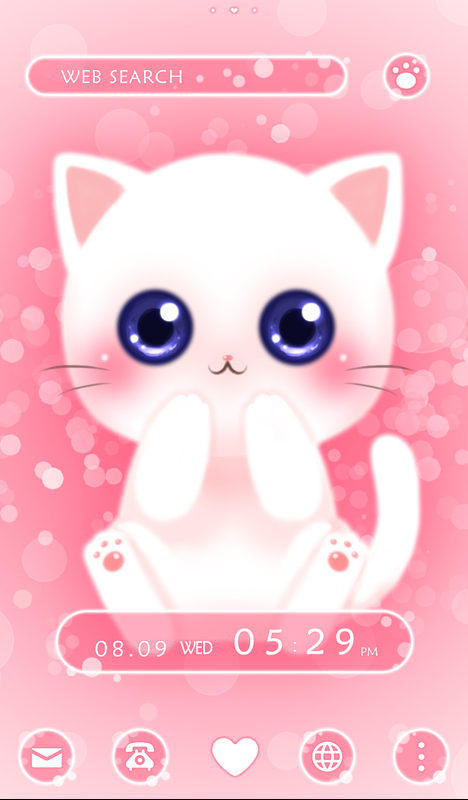爱心小猫主题壁纸