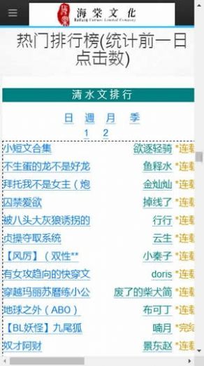 海棠文化线上文学城官方版截图3