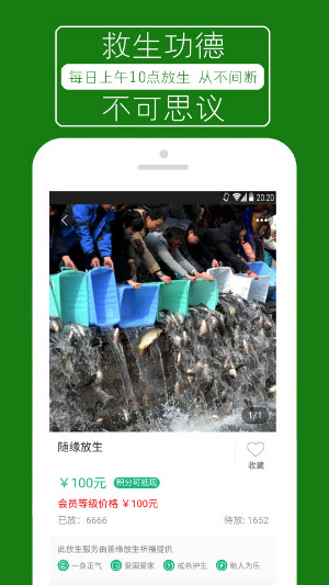 善缘放生祈福精简版截图2