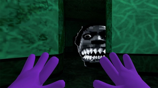 Horror Face Chasing Time